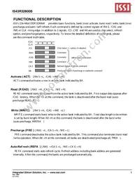 IS43R32800B-5BL-TR Datasheet Page 5