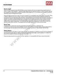 IS43R32800B-5BL-TR Datasheet Page 20