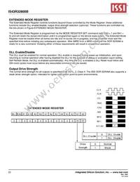 IS43R32800B-5BL-TR Datasheet Page 22