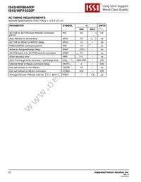 IS43R86400F-5BLI Datasheet Page 22