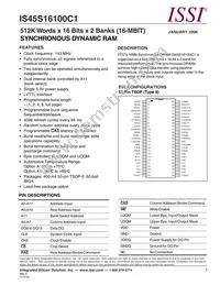 IS45S16100C1-7BLA1-TR Cover