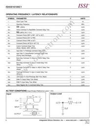 IS45S16100C1-7BLA1-TR Datasheet Page 8