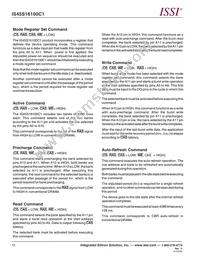 IS45S16100C1-7BLA1-TR Datasheet Page 12