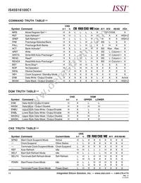 IS45S16100C1-7BLA1-TR Datasheet Page 14
