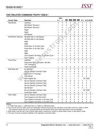 IS45S16100C1-7BLA1-TR Datasheet Page 18