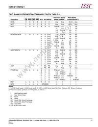 IS45S16100C1-7BLA1-TR Datasheet Page 19