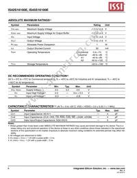 IS45S16100E-7TLA1-TR Datasheet Page 6