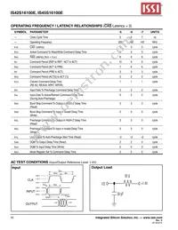IS45S16100E-7TLA1-TR Datasheet Page 10