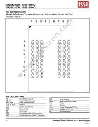 IS45S16160D-7TLA2-TR Datasheet Page 6
