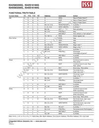 IS45S16160G-7CTLA2 Datasheet Page 11
