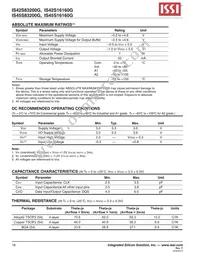 IS45S16160G-7CTLA2 Datasheet Page 16