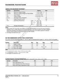 IS45S16320B-7TLA1-TR Datasheet Page 15