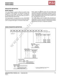 IS45S16400J-6TLA2-TR Datasheet Page 19