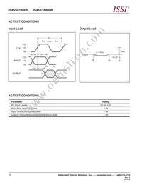 IS45S16800B-7TLA1-TR Datasheet Page 18