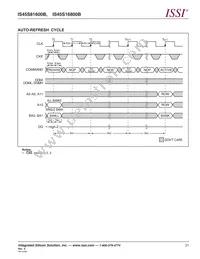 IS45S16800B-7TLA1-TR Datasheet Page 21