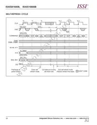 IS45S16800B-7TLA1-TR Datasheet Page 22