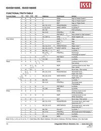 IS45S16800E-7TLA2-TR Datasheet Page 10