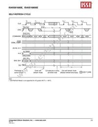 IS45S16800E-7TLA2-TR Datasheet Page 23