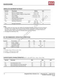 IS45S32400B-6TLA1-TR Datasheet Page 14