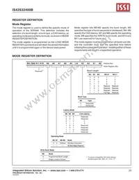 IS45S32400B-6TLA1-TR Datasheet Page 23