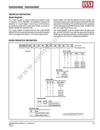 IS45S32400E-7TLA2-TR Datasheet Page 23