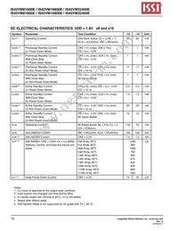 IS45VM16800E-75BLA2-TR Datasheet Page 16
