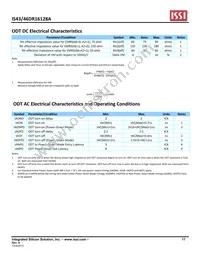 IS46DR16128A-3DBLA2-TR Datasheet Page 17