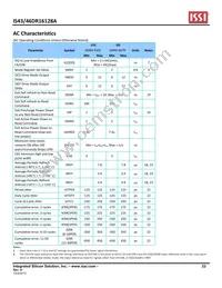 IS46DR16128A-3DBLA2-TR Datasheet Page 22