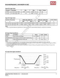 IS46DR16128C-3DBLA2 Datasheet Page 9