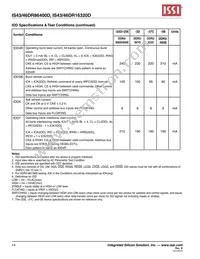IS46DR16320D-25DBLA2 Datasheet Page 14