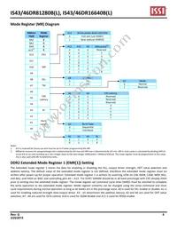 IS46DR81280B-3DBLA2 Datasheet Page 6