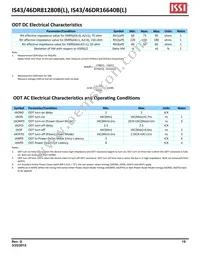 IS46DR81280B-3DBLA2 Datasheet Page 19