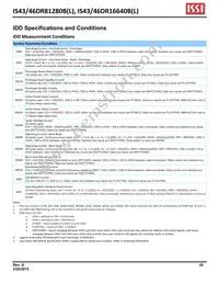 IS46DR81280B-3DBLA2 Datasheet Page 20