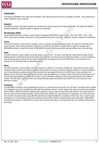 IS46LR16320B-6BLA2 Datasheet Page 13