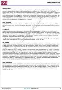 IS46LR16320C-6BLA2 Datasheet Page 14