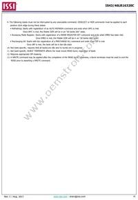 IS46LR16320C-6BLA2 Datasheet Page 19