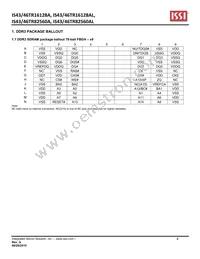 IS46TR16128A-15HBLA1 Datasheet Page 2