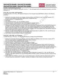 IS46TR16640BL-125JBLA2-TR Datasheet Page 21