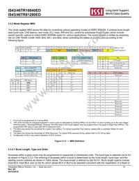 IS46TR16640ED-15HBLA2 Datasheet Page 10