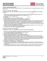 IS46TR16640ED-15HBLA2 Datasheet Page 21