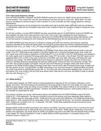 IS46TR16640ED-15HBLA2 Datasheet Page 22