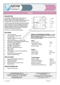 IS480P Datasheet Cover