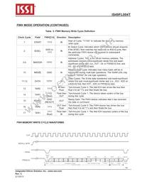 IS49FL004T-33VCE Datasheet Page 14