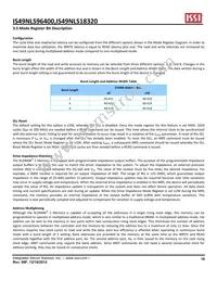 IS49NLS96400-33BLI Datasheet Page 16