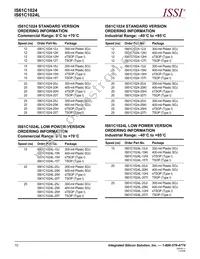 IS61C1024-15JI Datasheet Page 10