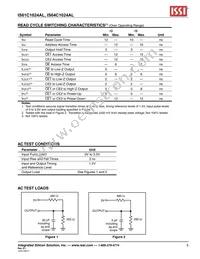 IS61C1024AL-12TI-TR Datasheet Page 5