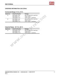 IS61C256AL-12TLI-TR Datasheet Page 9