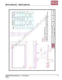 IS61C5128AS-25HLI Datasheet Page 17