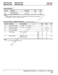 IS61C6416AL-12TI-TR Datasheet Page 4