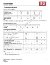 IS61DDB44M18A-300M3L Datasheet Page 14